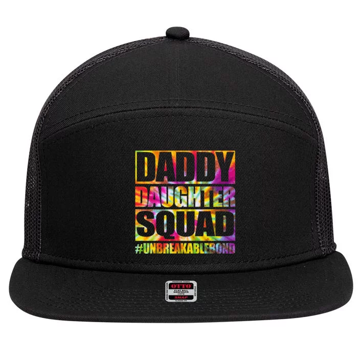 Daddy And Daughter Matching Father Daughter Squad 7 Panel Mesh Trucker Snapback Hat