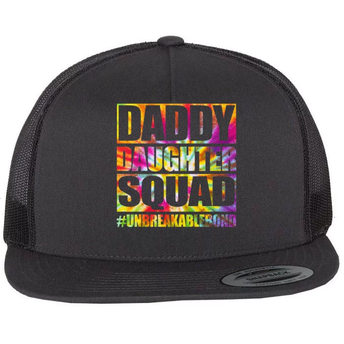 Daddy And Daughter Matching Father Daughter Squad Flat Bill Trucker Hat