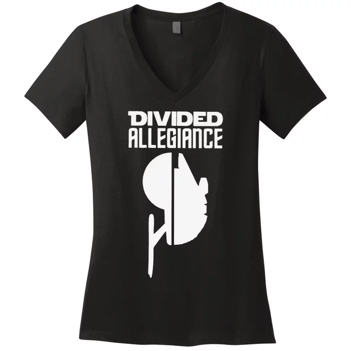 Divided Allegiance Women's V-Neck T-Shirt