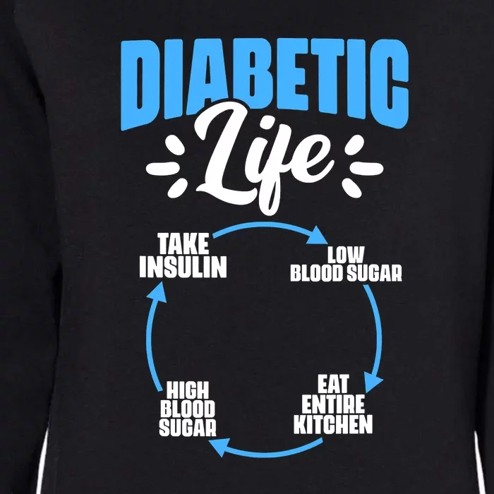 Diabetes Awareness Diabetic Life Diabetes Warrior Womens California Wash Sweatshirt