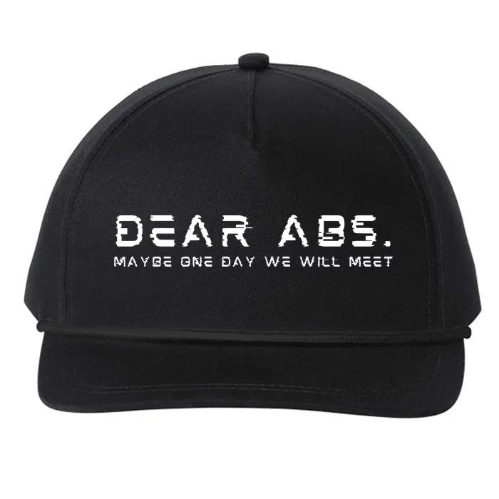 Dear ABS Snapback Five-Panel Rope Hat