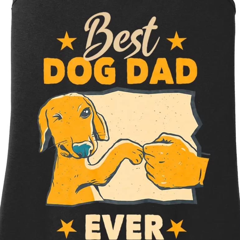 Dogs And Dog Dad Ladies Essential Tank