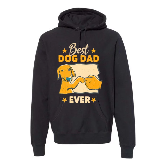 Dogs And Dog Dad Premium Hoodie