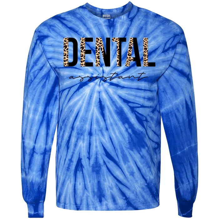 Dental Assistant Dental Hygienist Gift Tie-Dye Long Sleeve Shirt