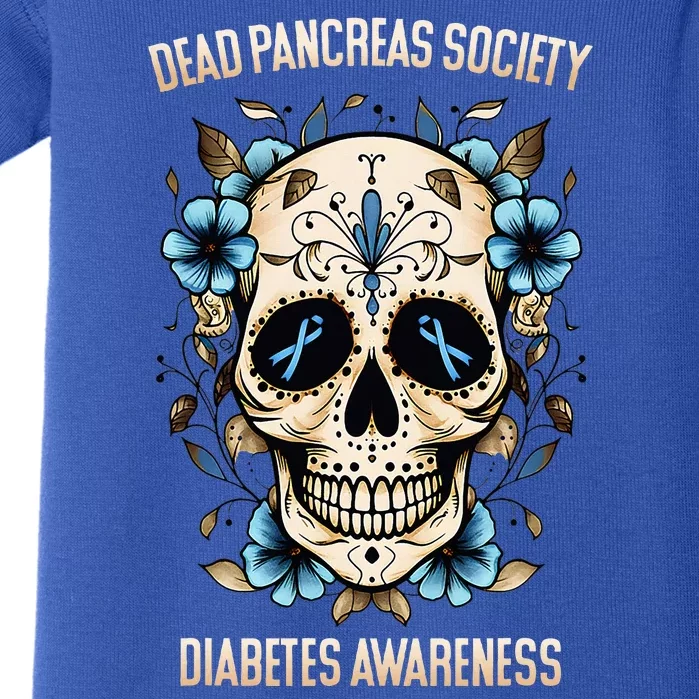 Diabetes Awareness Dead Pancreas Society Baby Bodysuit