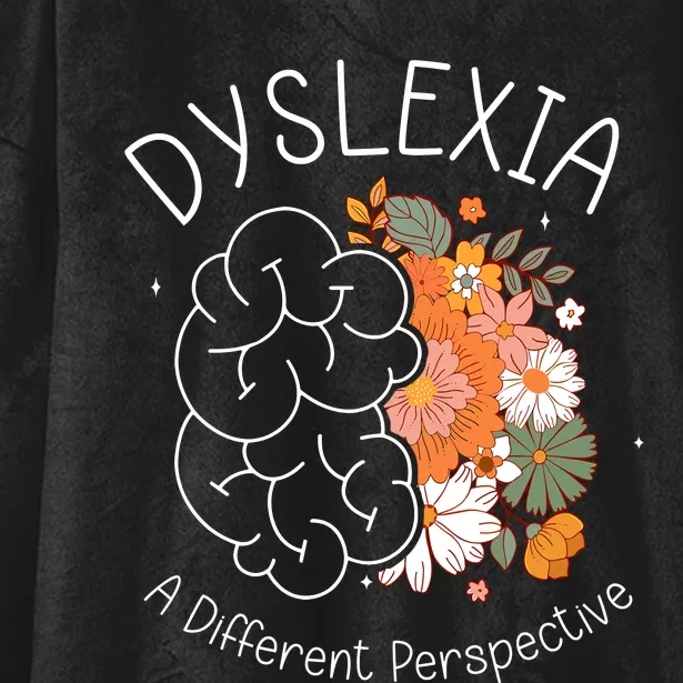 Dyslexia A Different Perspective Dyslexia Specialist Teacher Hooded Wearable Blanket