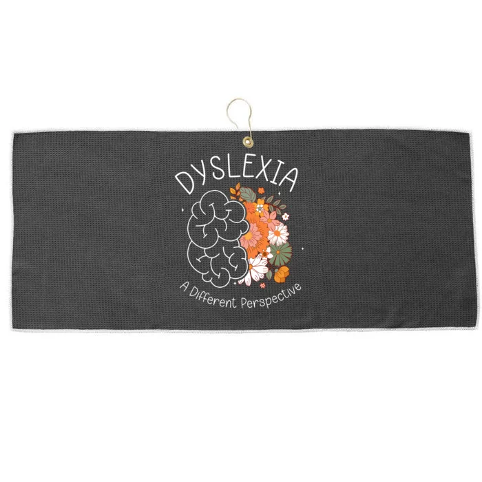 Dyslexia A Different Perspective Dyslexia Specialist Teacher Large Microfiber Waffle Golf Towel