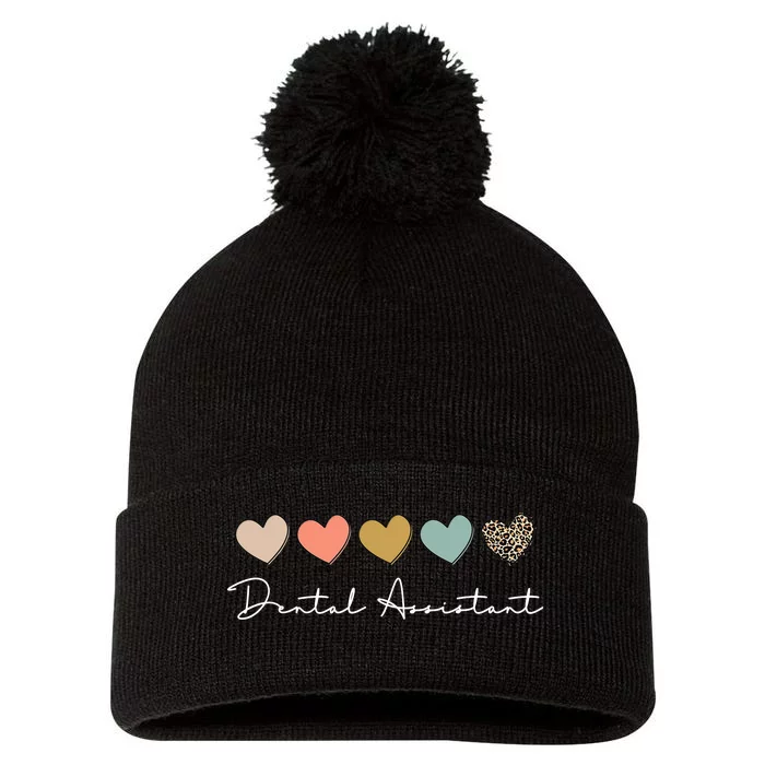 Dental Assistant Dental Hygienist Dentist Appreciation Pom Pom 12in Knit Beanie