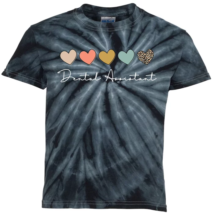 Dental Assistant Dental Hygienist Dentist Appreciation Kids Tie-Dye T-Shirt