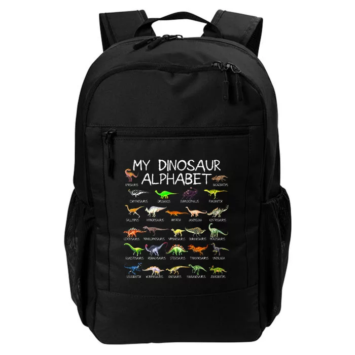 Dinosaur Alphabet Dino ABC For Kids Men Women Dinosaur Daily Commute Backpack