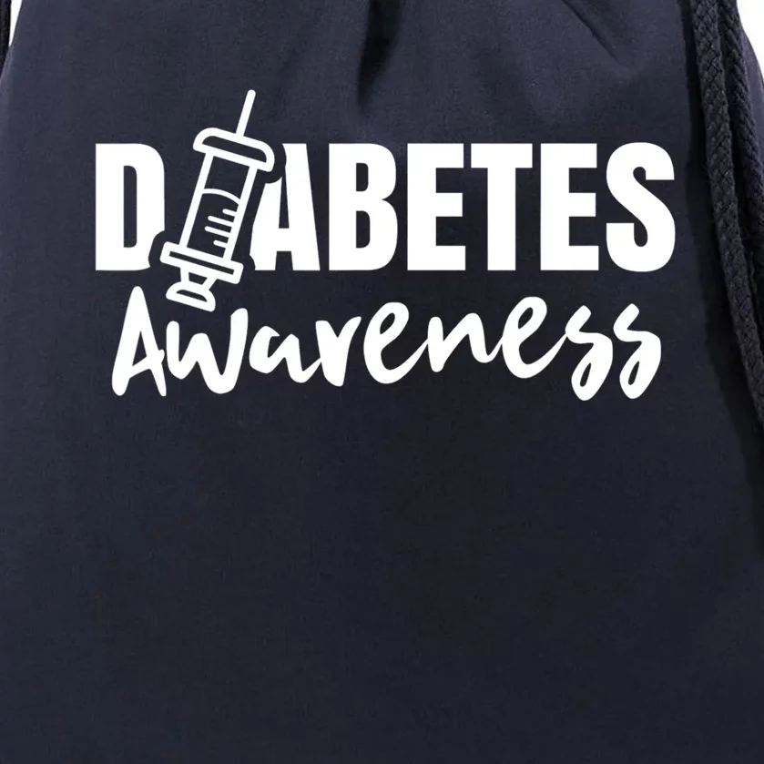 Diabetes Awareness Diabetic Insulin Diabetician Drawstring Bag