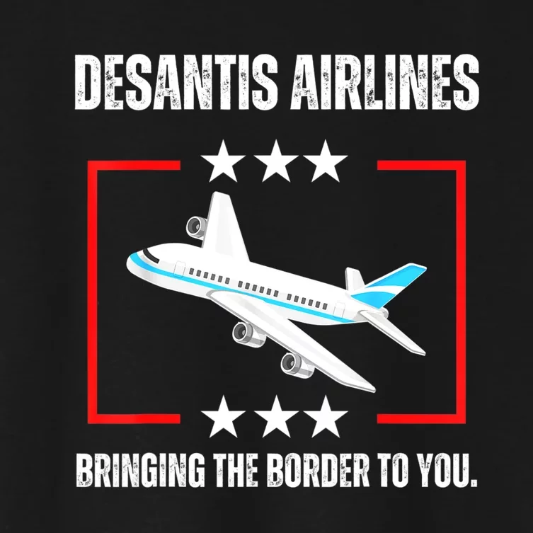 DeSantis Airlines Women's Crop Top Tee