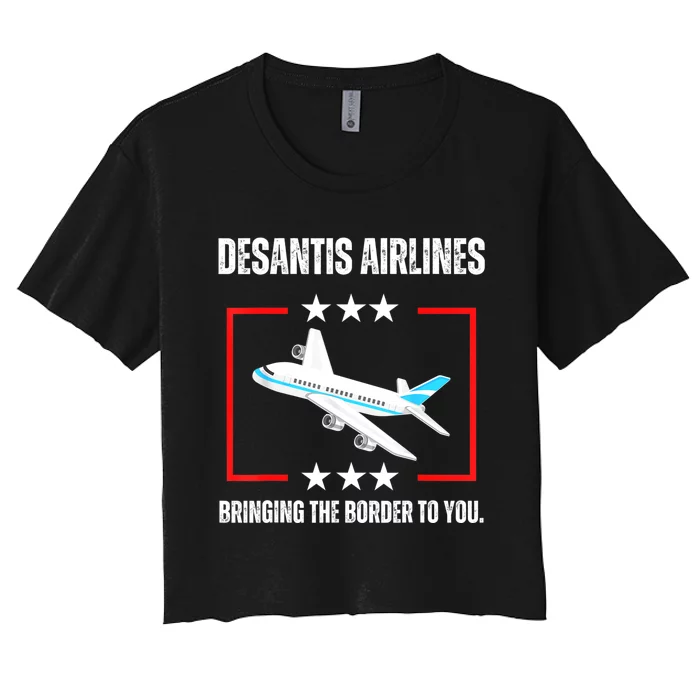 DeSantis Airlines Women's Crop Top Tee