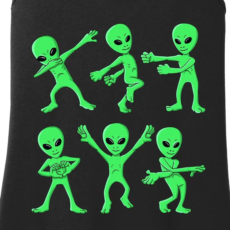 Dancing Aliens Dance Challenge Ladies Essential Tank