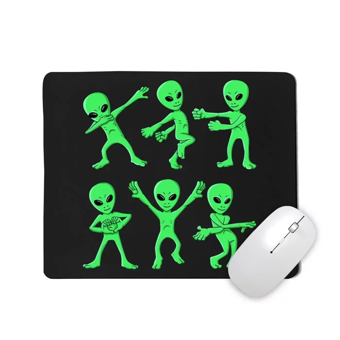 Dancing Aliens Dance Challenge Mousepad