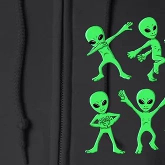 Dancing Aliens Dance Challenge Full Zip Hoodie