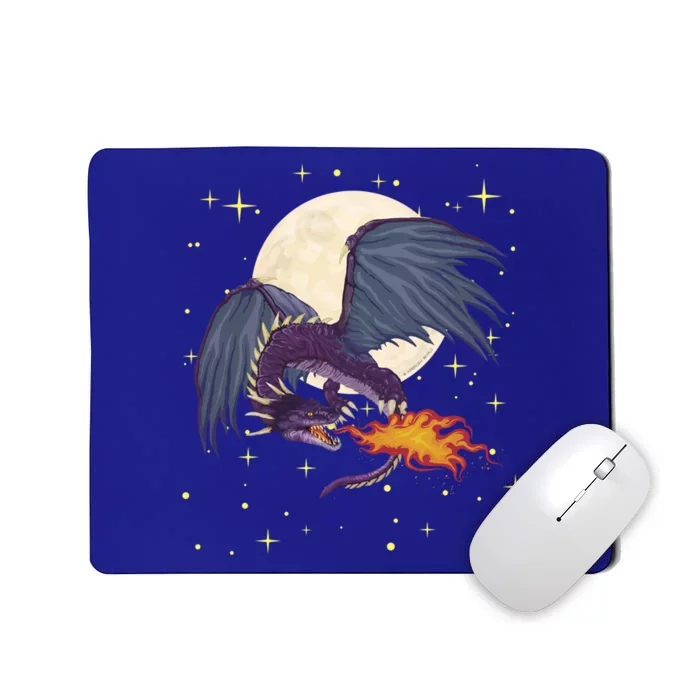 Dragonfire Awesome Dragon Tee Novetly Medieval Fantasy Gift Great Gift Mousepad