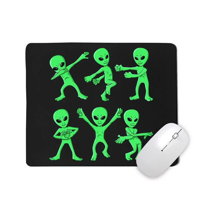 Dancing Aliens Dance Challenge Halloween Mousepad