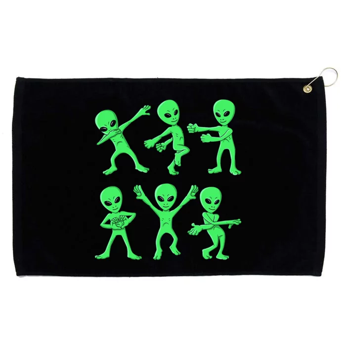 Dancing Aliens Dance Challenge Halloween Grommeted Golf Towel