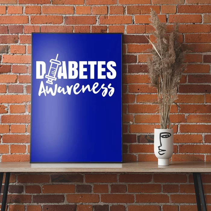 Diabetes Awareness Diabetic Insulin Diabetician Gift Poster