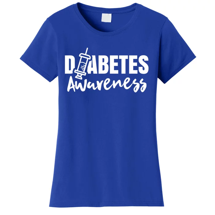 Diabetes Awareness Diabetic Insulin Diabetician Gift Women's T-Shirt