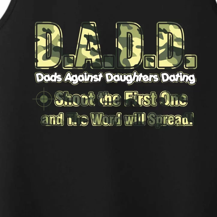 D A D D Dads Against Daughters Dating Gift Performance Tank