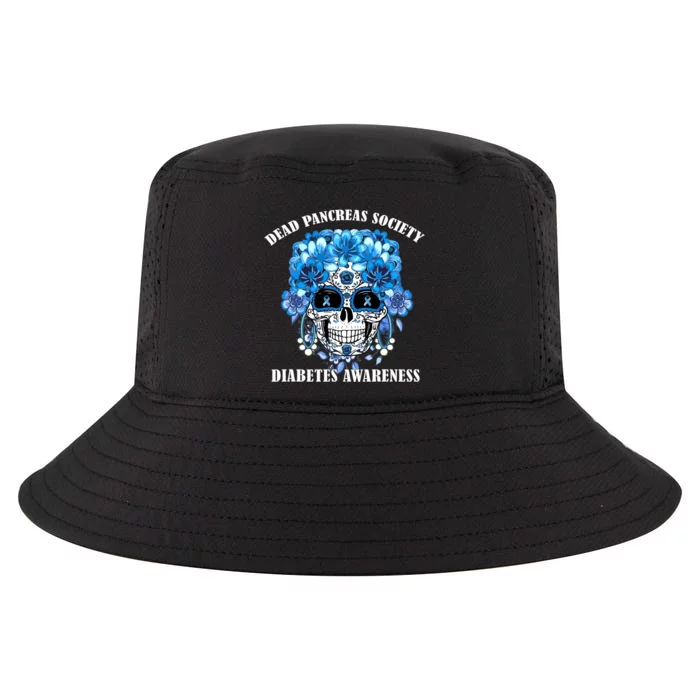 Diabetes Awareness Dead Pancreas Society Halloween Ghost Cool Comfort Performance Bucket Hat