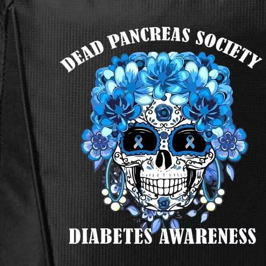 Diabetes Awareness Dead Pancreas Society Halloween Ghost City Backpack