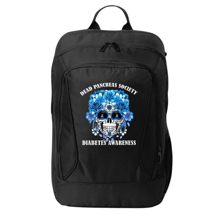 Diabetes Awareness Dead Pancreas Society Halloween Ghost City Backpack