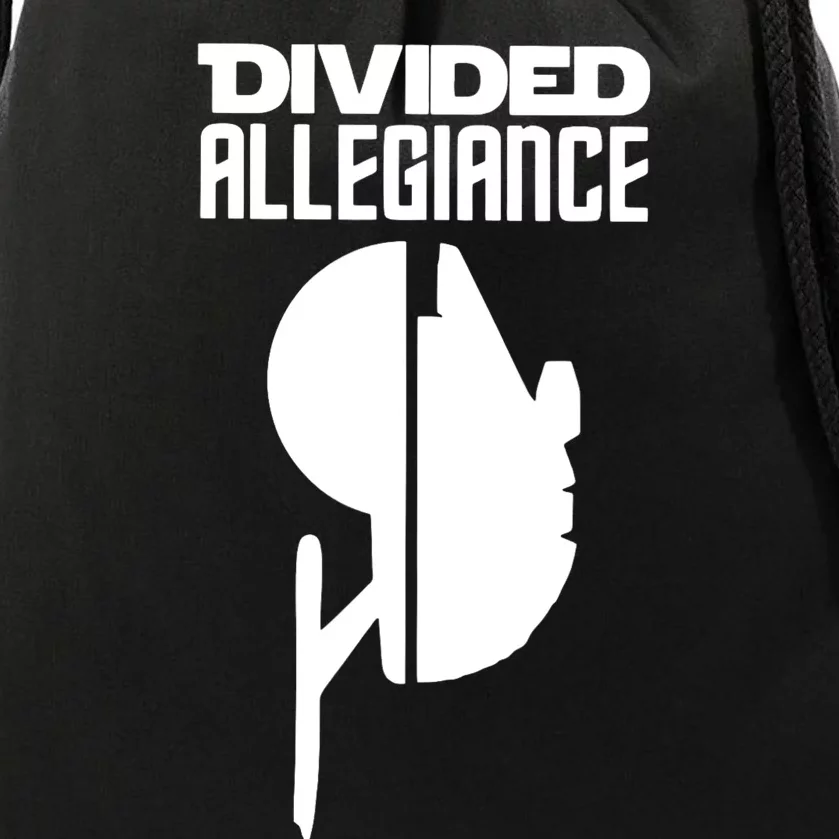 Divided Allegiance Drawstring Bag