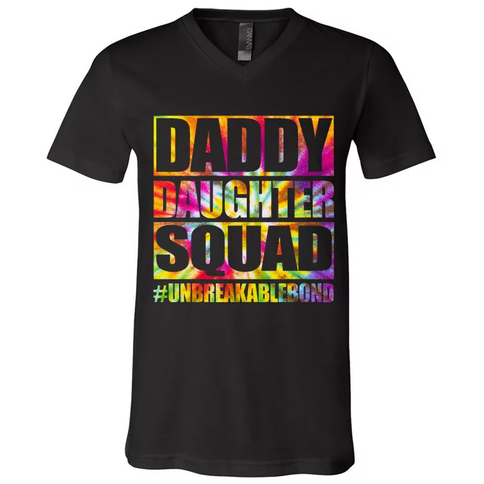 Daddy And Daughter Shirts Matching Father Daughter Squad V-Neck T-Shirt