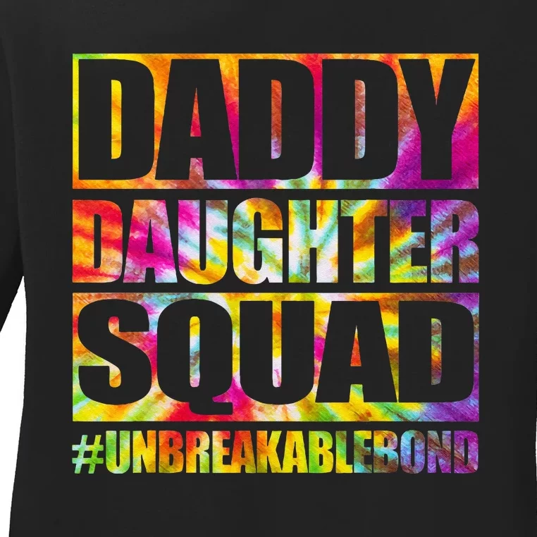 Daddy And Daughter Shirts Matching Father Daughter Squad Ladies Long Sleeve Shirt