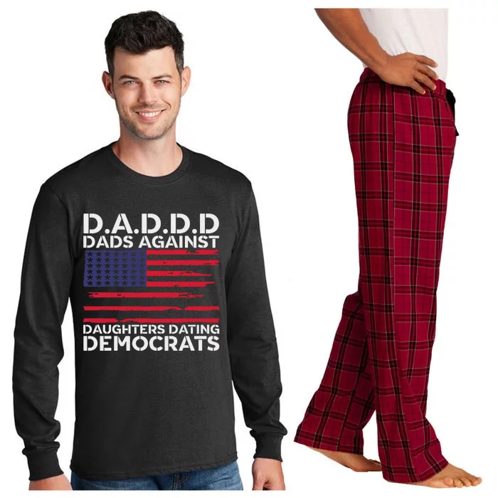 Dads Against Daughters Dating Democrats Long Sleeve Pajama Set