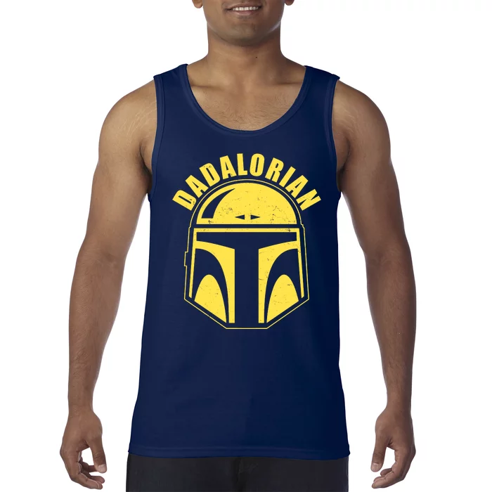 Dadalorian Helmet Tank Top