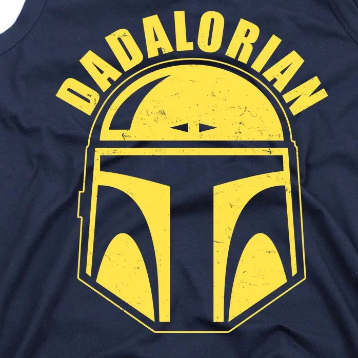 Dadalorian Helmet Tank Top