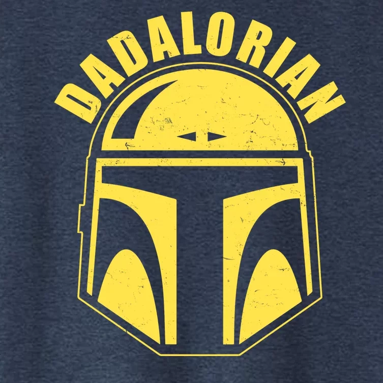 Dadalorian Helmet Women's Crop Top Tee