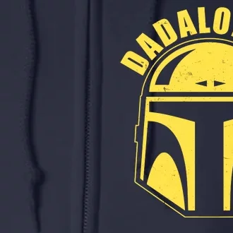 Dadalorian Helmet Full Zip Hoodie