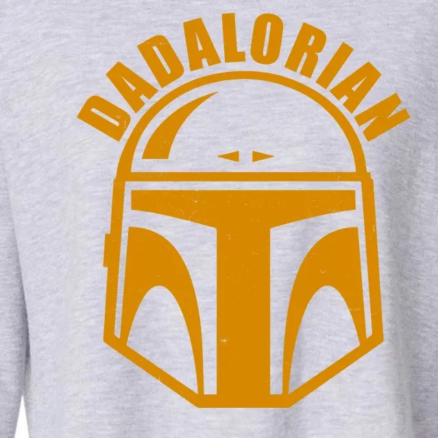 Dadalorian Helmet Cropped Pullover Crew