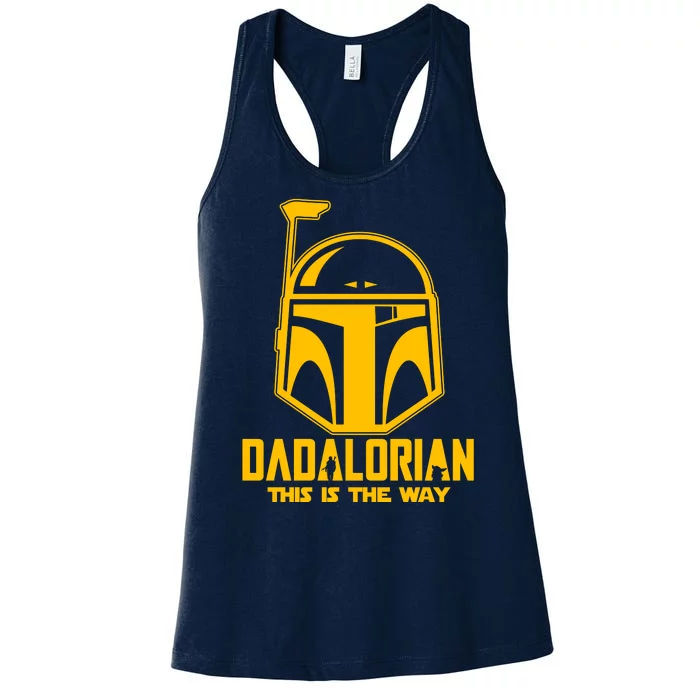 Dadalorian This Is A Way Women's Racerback Tank