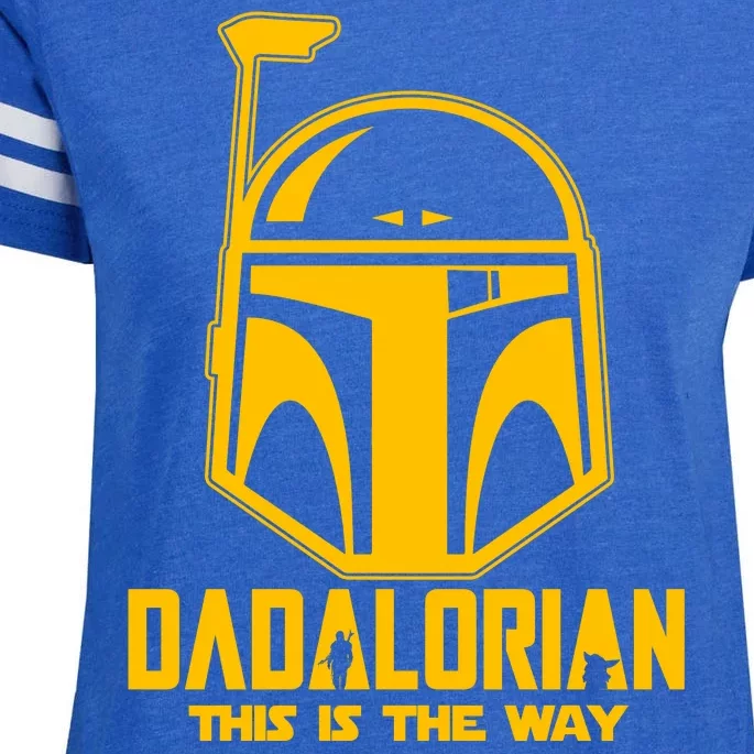 Dadalorian This Is A Way Enza Ladies Jersey Football T-Shirt