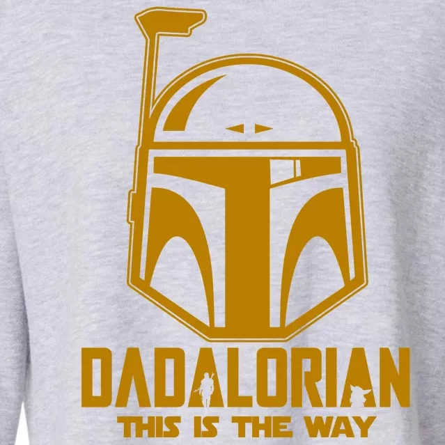 Dadalorian This Is A Way Cropped Pullover Crew