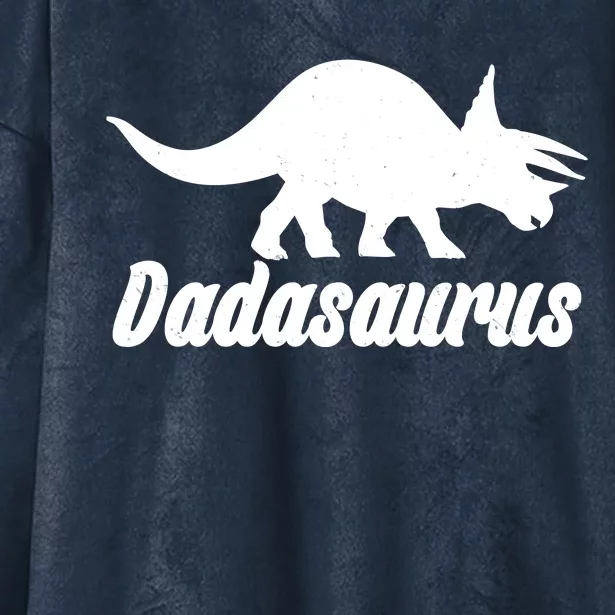 Dadasaurus Dinosaur Father's Day Hooded Wearable Blanket