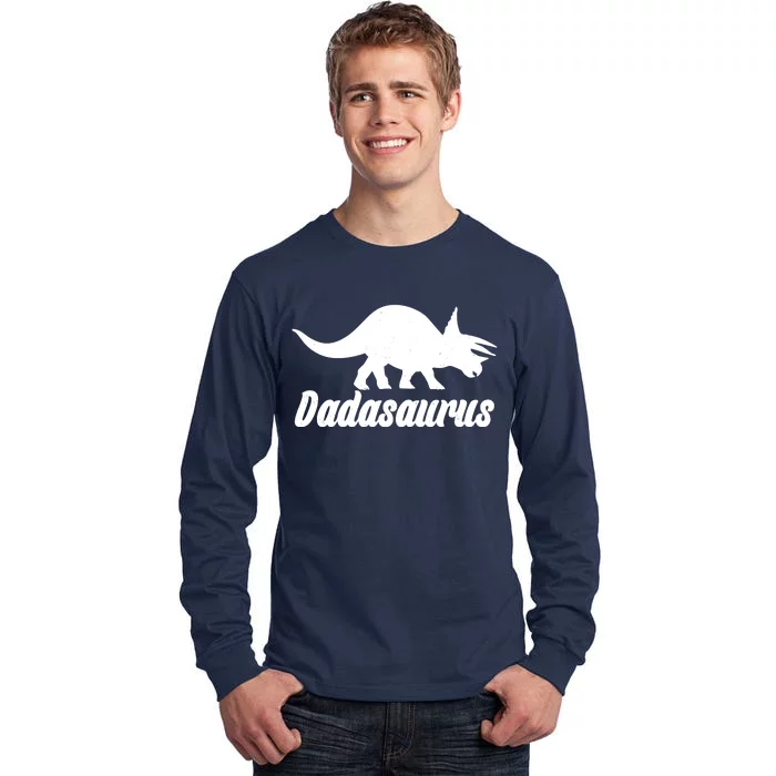 Dadasaurus Dinosaur Father's Day Tall Long Sleeve T-Shirt