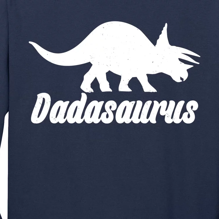 Dadasaurus Dinosaur Father's Day Tall Long Sleeve T-Shirt