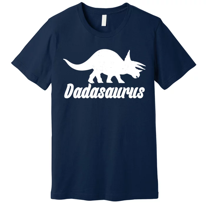 Dadasaurus Dinosaur Father's Day Premium T-Shirt