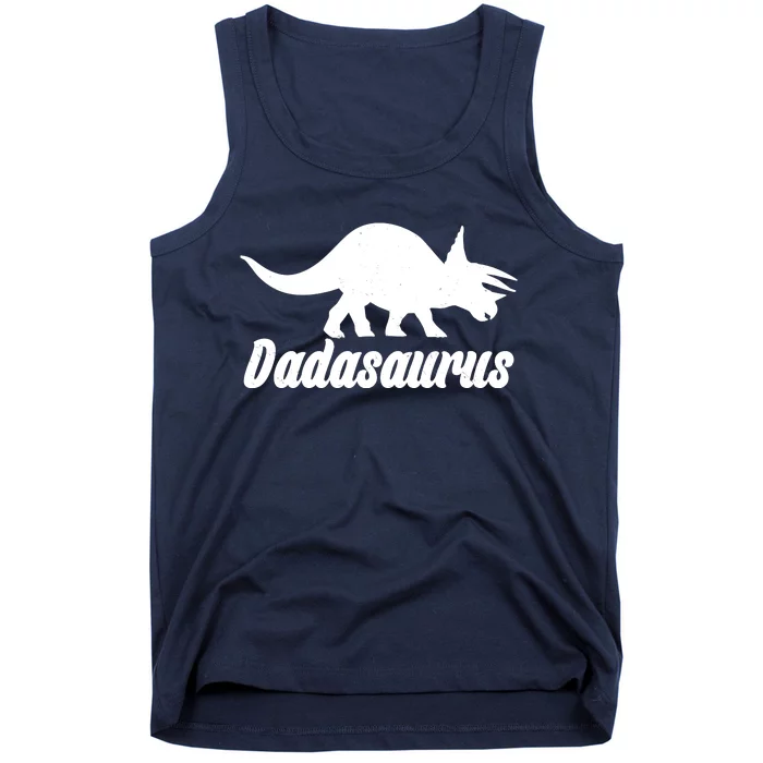 Dadasaurus Dinosaur Father's Day Tank Top