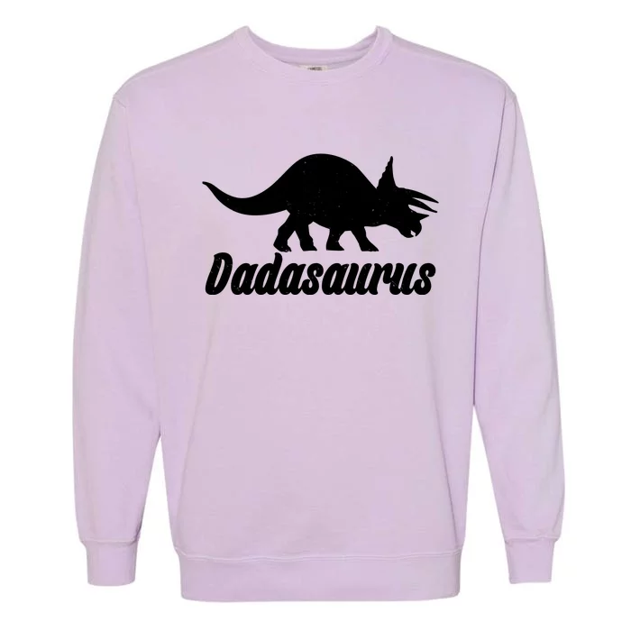 Dadasaurus Dinosaur Father's Day Garment-Dyed Sweatshirt