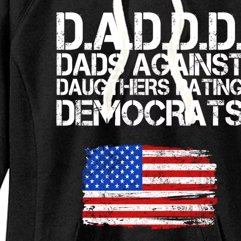 DADDD Dads Against Daughters Dating Democrats Women's Fleece Hoodie