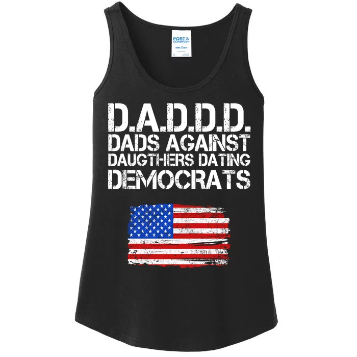 DADDD Dads Against Daughters Dating Democrats Ladies Essential Tank