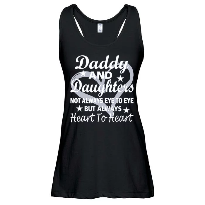 Daddy And Daughters Always Heart To Heart Ladies Essential Flowy Tank